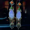 Collares de Borlas Estilo Étnico Retro de Moda, Versátiles y Únicos, Varios Collares de Jade y Adornos para el Cuello, Personalizables con Fotos y Muestras