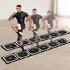 Escalera de Agilidad de Goma para Entrenamiento de Juego de Pies de Fútbol, Escalera de Agilidad Plana, Esterilla de Entrenamiento de Agilidad de Fútbol, Antideslizante, para la Condición Física Infantil