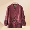 Camisas de Otoño para Mujeres de Mediana Edad y Mayores 2025 Nuevas Camisas Elegantes de Manga Larga para Abuela Tops de Otoño para Mamá para la Tercera Edad