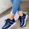 Comercio exterior talla grande 2023 Primavera y Otoño nuevo tenis europeo y americano de suela gruesa con combinación de colores tenis casual europeo y americano de corte bajo