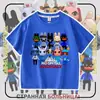 Nova camiseta de manga curta Roblox Animal Hospital transfronteiriça para meninos e meninas, top 100% algodão, camiseta básica de meia-manga 7