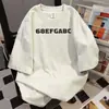 Camiseta de Manga Corta con Diseño de Estampado de Letras de Marca de Moda Verano 2026 Nuevo Estilo Perezoso Casual Versátil Top para el Trabajo