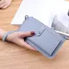 Damas indonesias bolso de mano largo de moda con hebilla oscura gran capacidad para tarjetas y cambio fabricantes venta al por mayor color rico