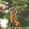 Novo Pingente de Carro Acrílico de Personagem de Filme de Terror DIY Decoração de Árvore de Natal Pingente para Retrovisor