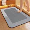 Alfombra Suave Absorbente de Barro Diatómico para Entrada de Baño, Alfombra de Puerta de Inodoro, Alfombra Avanzada Sensorial Resistente a la Suciedad para Inodoro
