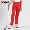 Pgm Novas Roupas de Golfe Calças de Menina Calças Esportivas Calças com Cintura Elástica Tecido Funcional à Prova de Vento