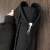 Sudadera con cremallera de peso pesado 500 g para hombre y mujer, cárdigan deportivo holgado forrado de forro polar para otoño e invierno, con capucha estilo americano