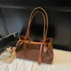 Bolso Casual de Gran Capacidad con Estampado de Leopardo 2025 Otoño e Invierno Nuevo Moda Bolso de Axila Versátil Retro Bolso de Hombro de Mano