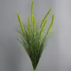 Planta Verde Biônica Grama Rabo de Cachorro Cacho Grama Cebola Floresta Casamento Decoração Suave Casa Hotel Fotografia Flores Artificiais e Pelo
