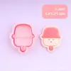 Moldes para Galletas Serie Avatar Lindo Dibujos Animados 3D Avatar Flor Animal Moldes Pulpo Pequeño Simulación Impresión DIY