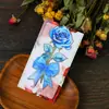 Marcador de Página Romântico de Metal com Rosa, Novo Produto Transfronteiriço, Marcador de Página Cultural e Criativo de Leitura Retro de Alto Valor