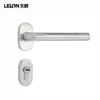 Fechadura de maçaneta de porta com moldura de aço inoxidável 304 personalizada, fechadura de porta de correr com moldura estreita, fechadura dividida para porta de perfil, porta interna, porta de madeira