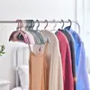Percha de Plástico para Ropa Hogar Gruesa Sin Costuras Antideslizante Perchero para Ropa de Adulto Dormitorio Soporte Ancho para Colgar Ropa Venta al por Mayor