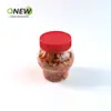 Pote Plástico Transparente com Tampa Ventilada para Picles de Petisco 400ml, Pote Plástico para Tofu Fermentado, Garrafa Plástica Transparente Selada e Ventilada, Pote para Vegetais em Conserva, Fabricante em Estoque