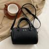 Bolsa Almohada Portátil Simple Elegante Estilo Coreano Popular y de Alta Venta para Mujer Bolso Cruzado de Color Sólido Estilo Occidental Versátil Textura de Alta Calidad