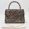 Exclusivo Transfronterizo 2025 Nuevo Bolso de Noche Europeo y Americano Bolso de Mano para Fiesta y Banquete Bolso de Mano de Alta Gama Incrustado de Diamantes para Mujer