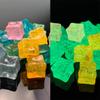 Hielo Artificial Hecho a Mano DIY Accesorios de Resina Hielo Luminoso Micro Paisaje Fotografía Pequeños Adornos Color Acrílico