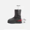 Primeiro Encontro Temporada Botas de Neve Peludas com Solado Grosso Femininas 2026 Novo Estilo Inverno Aconchegantes e Quentes Sapatos de Algodão Cano Alto Botas Longas