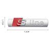 Etiqueta lateral Sline A4LA5A6LSLINE etiqueta etiqueta de cuerpo metálico etiqueta lateral logotipo SLINE J30