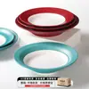 Pratos de Melamina Xiangyuan para Restaurantes e Hotéis, Pratos para Pratos Quentes com Revestimento Exquisito, Pratos Redondos Criativos Coloridos para Uso Comercial