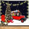 Suministro directo de fábrica tela de fondo navideño tela de decoración de pared tapiz decoración del hogar tapiz toalla de playa