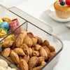 Bandeja de Frutas com Múltiplos Compartimentos, Bandeja de Exibição de Doces e Salgadinhos para Mesa de Centro, Armazenamento Doméstico de Grande Capacidade, Bandeja de Frutas Secas com Alto Valor Estético