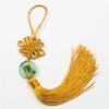 Artesanato Estilo Chinês Decoração Feng Shui para Casa Fivela Ping An Jade Sintético Nó Chinês Pingente Pequeno Atacado