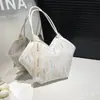 Bolso Tote de Hombro Único, Fresco y de Gran Capacidad, Nuevo Verano 2025, Casual y Elegante, para Estudiantes Universitarios y Viajes