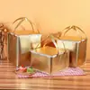 Nueva Bolsa Portátil de Aislamiento de Papel de Aluminio de Gran Capacidad con Cremallera, Dorada Láser, para Comida para Llevar, Conservación de Frescura, Bolsa Espesa para Refrigeración de Pasteles, Personalizable