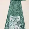 Bordado de cuentas florales en malla, tela con bordado de lentejuelas, ropa para niños, ropa formal, accesorios de moda, ropa, bolsos, materiales para zapatos, estilo europeo y americano