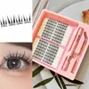 Pestañas postizas transfronterizas DIY con cuencas oculares profundas y tridimensionales Maquillaje europeo y americano tailandés ambiente de estrella chica popular sentido de comercio exterior más vendido