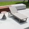 Cama de Ocio para Exteriores Impermeable Jardín Hotel Piscina Silla de Salón Pueblo de Vacaciones al Aire Libre Cama y Desayuno Silla de Playa al Aire Libre