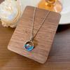 Estilo Coreano Lujo Accesible Diseño Personalizado Collar de Ballena Pequeña Serie Oceánica para Mujer Cadena de Clavícula de Gama Alta Joyería Estilo Universitario