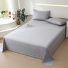 Nueva sábana de algodón de una sola pieza, moderna y sencilla, individual, doble, para dormitorio, de sarga de color liso, de algodón puro, producto individual, venta al por mayor