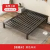 Cama Doble de Hierro Minimalista Moderna para Uso Doméstico, Cama de Hierro Engrosada y Reforzada para Apartamentos de Alquiler, Cama con Marco de Hierro de 1.5m, Cama Individual de Moda
