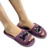 Suministro Directo de Fábrica Comercio Exterior Nuevas Pantuflas de Gato de Dibujos Animados para Mujer Primavera, Verano, Otoño e Invierno Uso en Interiores Hogar Antideslizantes Venta al por Mayor