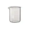 Béquer, Copo Medidor de Laboratório Resistente a Altas Temperaturas, Alto Borossilicato com Escala, Recipiente de Vidro 50ml100ml250ml500ml