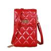 Bolso de mano largo para mujer, cartera para teléfono móvil de gran capacidad, con cierre y cremallera, bandolera pequeña, 2022