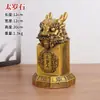 Adornos de Piedra Tai Sui de Latón, Piedra Guardiana, Piedra de la Fortuna Pixiu, Decoración de Escritorio para Sala de Estar en Casa
