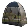 Tienda de campaña exterior personalizada para comercio transfronterizo, tienda panorámica a prueba de mosquitos, tienda tipo caseta de malla, tienda de campaña para acampar al aire libre