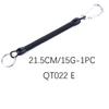 HENG JIA equipo de pesca cuerda perdida equipo de pesca para señuelos de pesca cuerda de pago con accesorios de pesca cuerda de resorte una generación de pelo