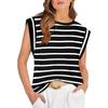 2026 Comércio Exterior Europeu e Americano Roupas Femininas Transfronteiriças Estilo Primavera e Verão Amazon Camiseta Sem Manga com Mangas Curtas, Regata Lisa Soltinha para Mulheres