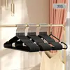 Percha con recubrimiento de plástico para uso doméstico, perchero para ropa de adulto, perchero antideslizante engrosado que no deja marcas para dormitorio, tendedero para abrigos