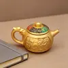 Ano da Serpente Kirin Pote da Fortuna Peça com Alça Giratória Disco de Mahjong Peça com Alça de Descompressão Pingente de Chave de Carro