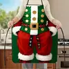 Nuevo Delantal de Navidad, Impermeable y a Prueba de Aceite, Delantal Decorativo Creativo y Divertido para un Ambiente Navideño
