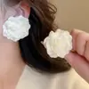 Pendientes de Flor de Malla Perla Aguja de Plata Borla Primavera y Verano Frescos Dulces Super Inmortales Pura Pasión Pendientes de Moda Venta al por Mayor