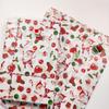 Nueva Serie de Papel Pera de Nieve Navideña con Papá Noel, Casas de Nieve, Luces de Colores, Bastones de Caramelo y Elementos de Lazos, Papel Plegable al por Mayor