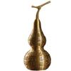 Dinghao Latón Cien Bendiciones Calabaza Artesanía Metálica Calabaza de Fuego Nueve Púrpura Cien Bendiciones con el Carácter 'Cien Bendiciones' Calabaza de Cobre con el Carácter 'Qilin'