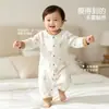 Ropa infantil Anyang, colección de otoño: Enterizo de algodón puro grado A para bebé, camiseta interior de manga larga, traje para gatear para niños y pijama