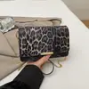 Bolso Pequeño Cuadrado Minimalista Versátil para Mujer, Nuevo Bolso de Hombro/Axila de Moda con Estampado de Leopardo 2026, Bolso Cruzado de Lujo Ligero de Moda para Viajes Diarios